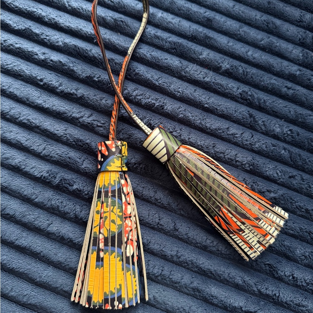 MZ Wallace Multicolor Tassel Key chain